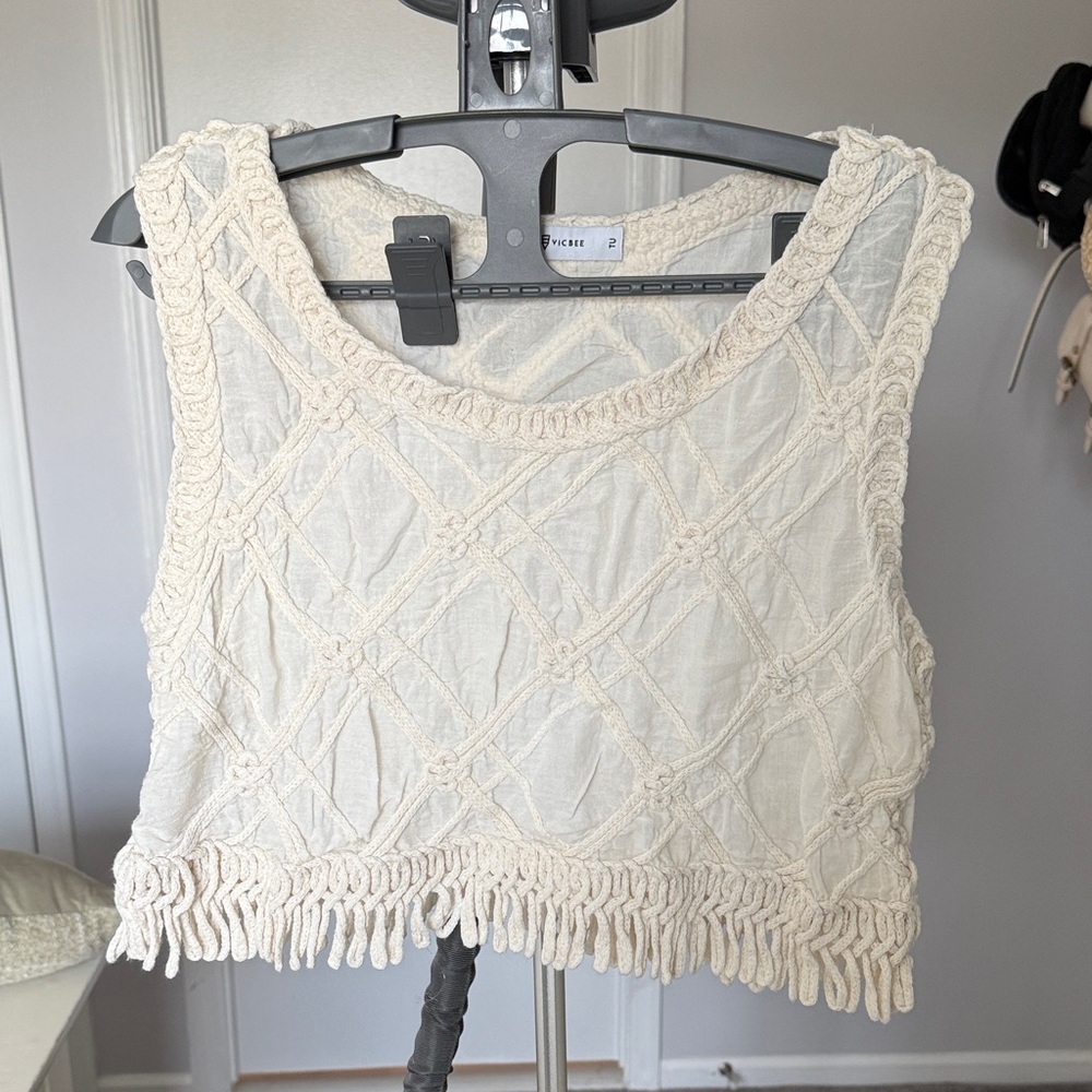 Boho cropped top by Vicbee